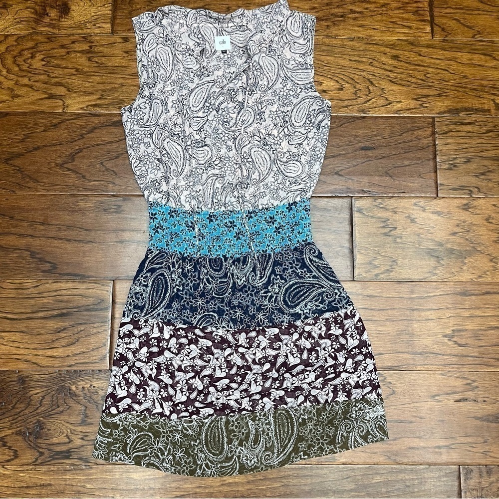 CAbi dani paisley‎ dress
